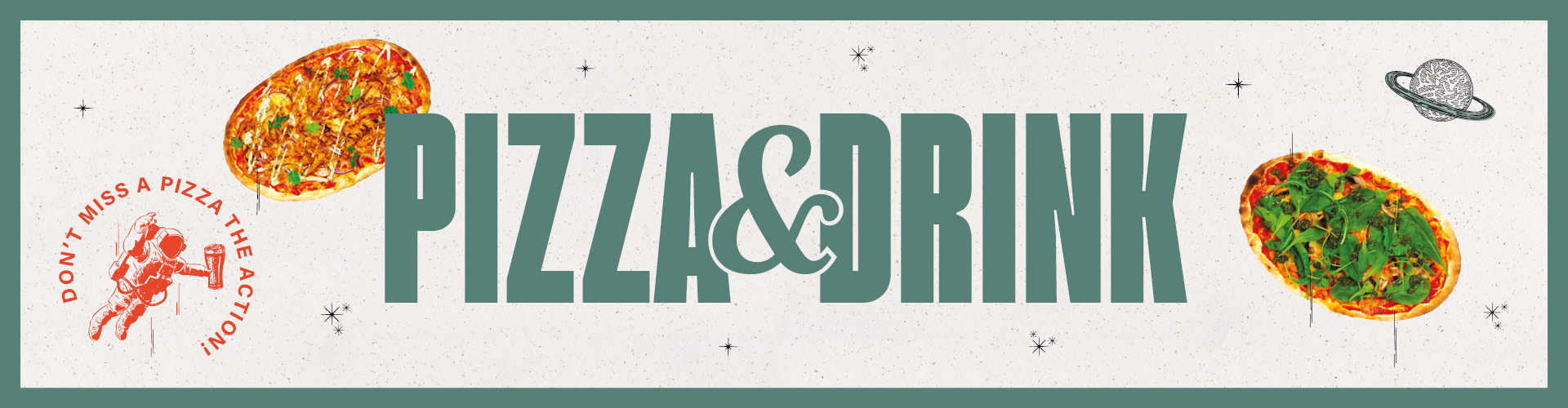 Pizza and a drink offer | Slice of perfection